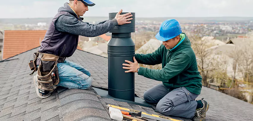 Chimney Flashing Replacement for Storm Damage in Glen Ellyn