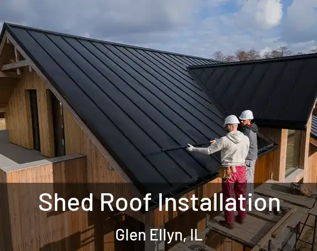  Shed Roof Installation Glen Ellyn, IL